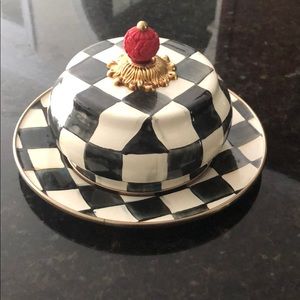 Mackenzie-Childs butter dish